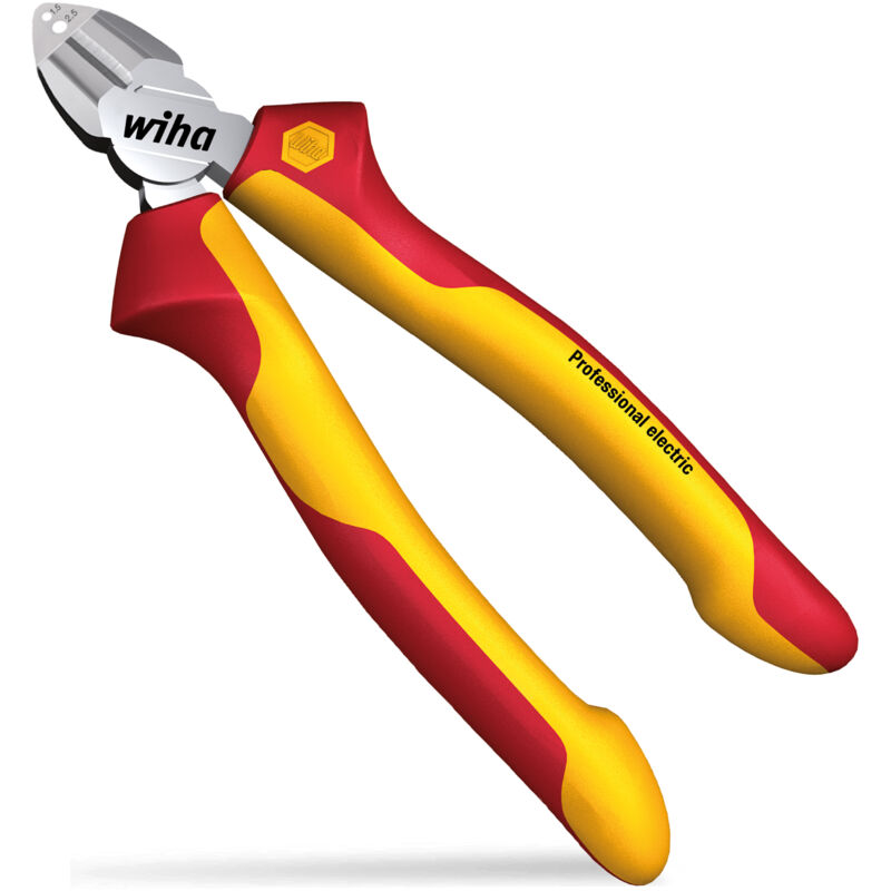 Wiha Professional electric Stripping Diagonal Cutters with DynamicJoint® 160mm 27431