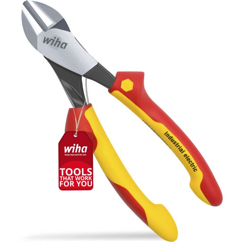 Wiha Industrial electric Heavy-duty Diagonal Cutters with DynamicJoint® 200mm 41330