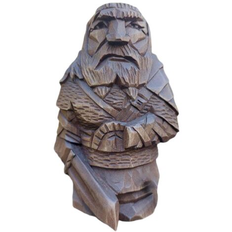 Wikinger-Odin-Thor-Figur aus Kunstharz für die Gartendekoration im Innen- und Außenbereich
