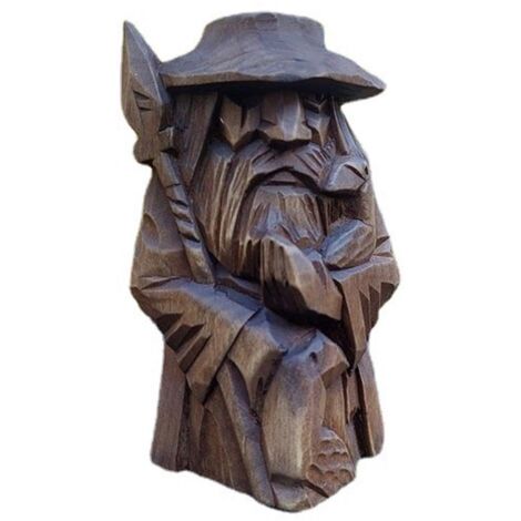 Wikinger-Odin-Thor-Figur aus Kunstharz für die Gartendekoration im Innen- und Außenbereich