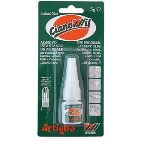 Wilbra Adesivo Cianocrilato 'Artiglio Cianowil'  Gr. 5 Cf. 12 Pz