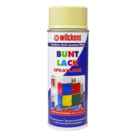Wilckens Buntlackspray RAL9001 Cremeweiß hgl. Spraylack 0,4l 16090100140