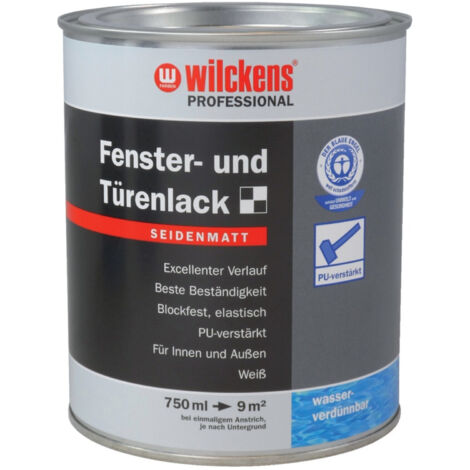 wilckens Fenster-und Türenlack seidenmatt, 750ml