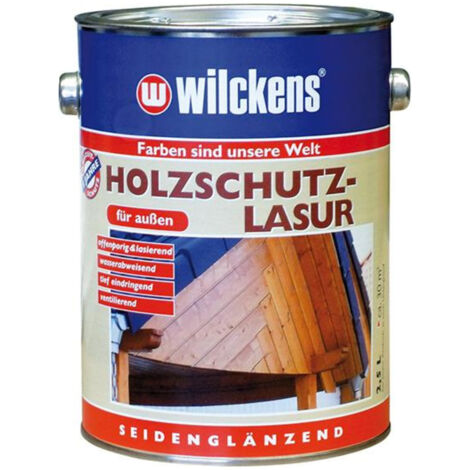 Wilckens Holzschutzlasur Nussbaum seidenglänzend 2,5l 16789100080