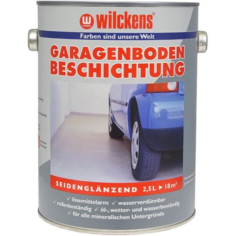 Wilckens - Rivestimento per pavimento garage 2,5 l, colore: Grigio