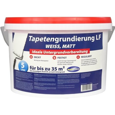 Wilckens Tapetengrundierung 10 Liter matt weiß 13050015110