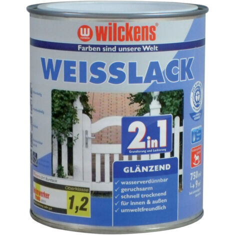 Wilckens Weisslack 2in1 glänzend 0,75l 10491100050