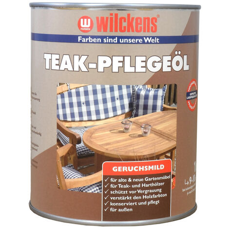Wilckens Wilckens Huile pour bois de teck - incolore - 10m²- 1000 ml