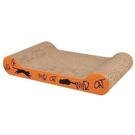 Wilde Kartonkratzplatte für Katzen