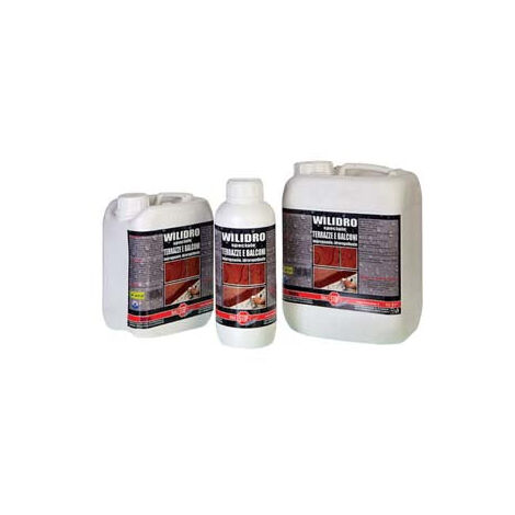 Wilidro Imprégnant protecteur hydrofuge pour terrasses et balcons - 1 lt. en bouteille