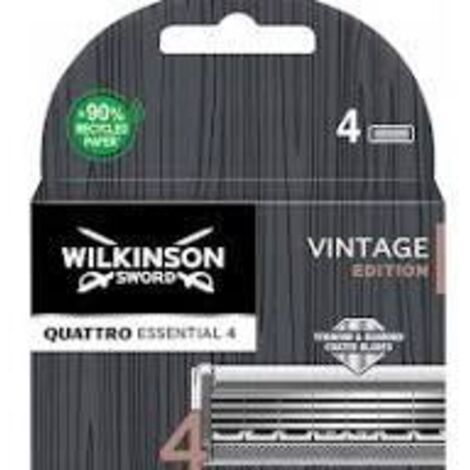 WILKINSON 4 PEZZI QUATTRO ESSEN. RICARICHE VINTAGE /806