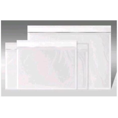 Willchip Buste Portadocumenti Adesive Wepack CF500 340x240mm Trasparenti Conf. 500 Pz
