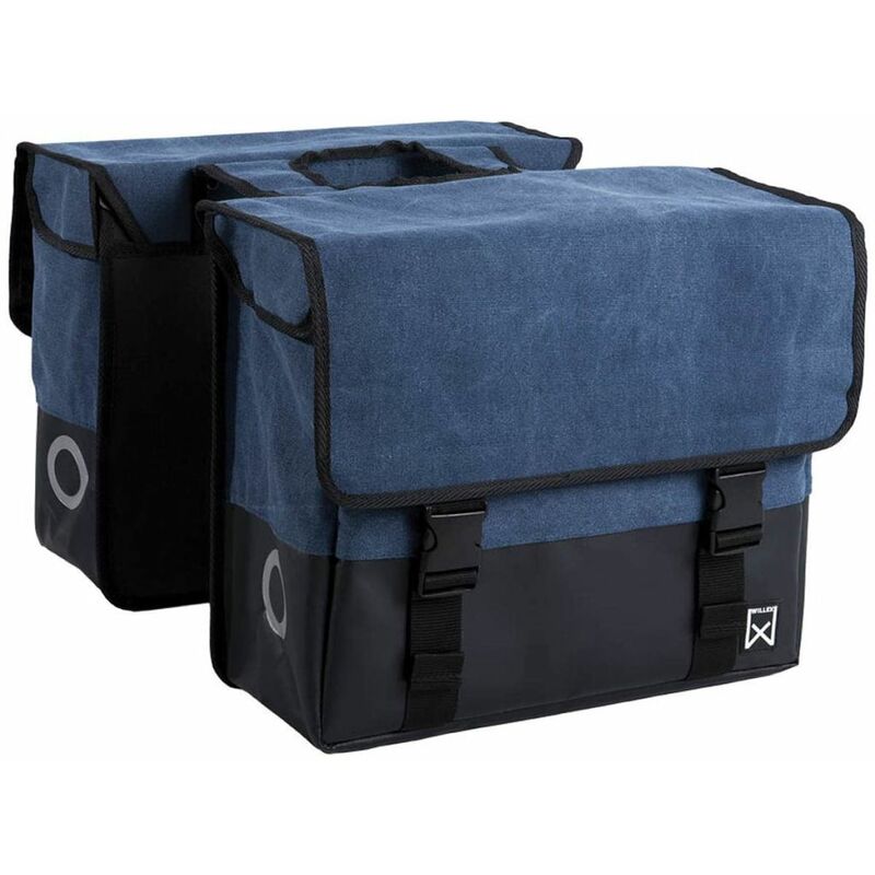 

Alforjas para bicicleta 40 L azul y negro mate - Azul - Willex