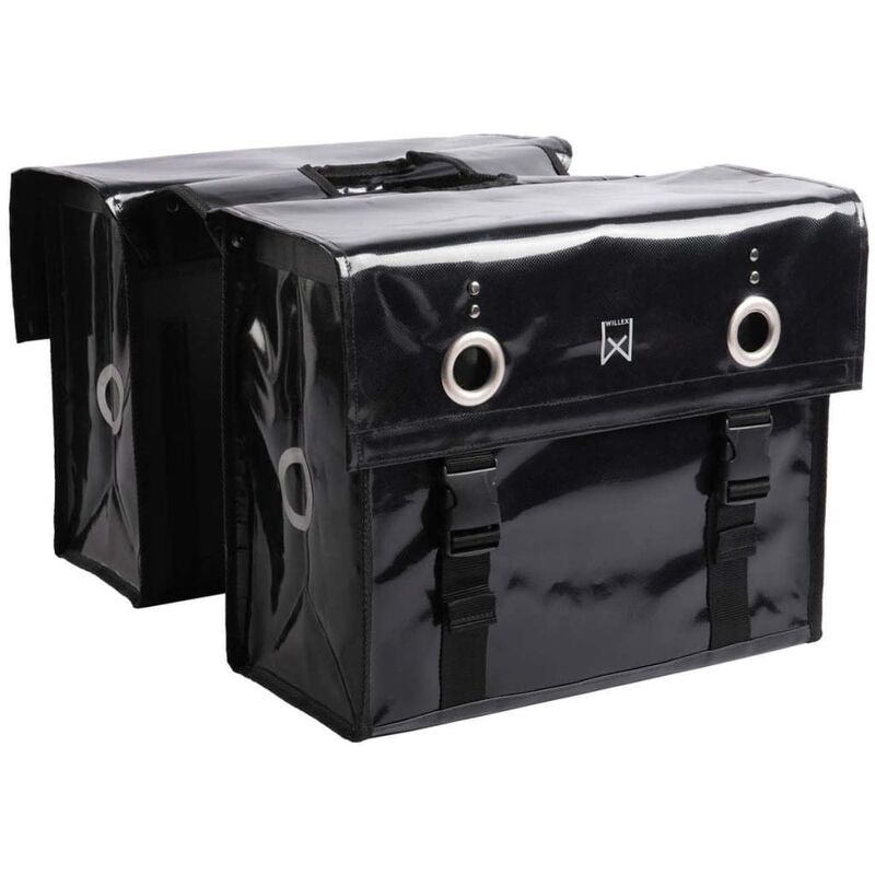 

Alforjas para bicicletas tarpaulin 52 L negro - Negro - Willex