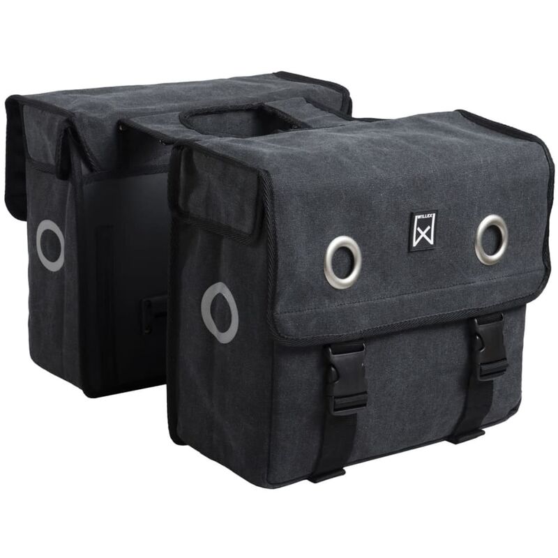 

Alforja Bolso Bicicleta Bolsa Maleta Maletín Portaequipaje Negra 40 L - Negro - Willex