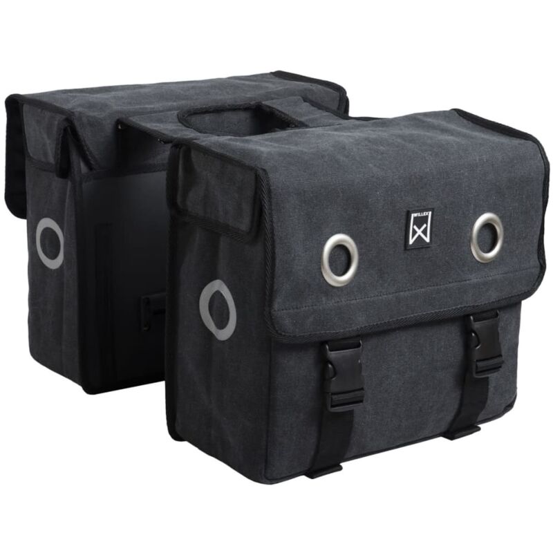 

Alforja Bolso Bicicleta Bolsa Maleta Maletín Portaequipaje Negra 46 L - Negro - Willex
