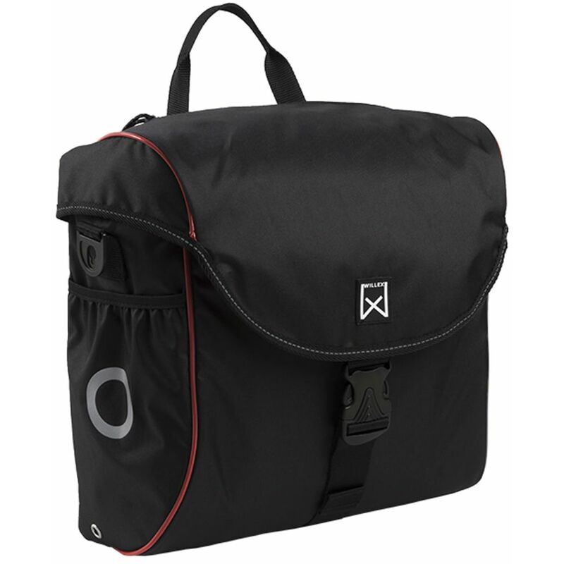 

Willex Alforjas para bicicleta 19 L negra y roja 16005
