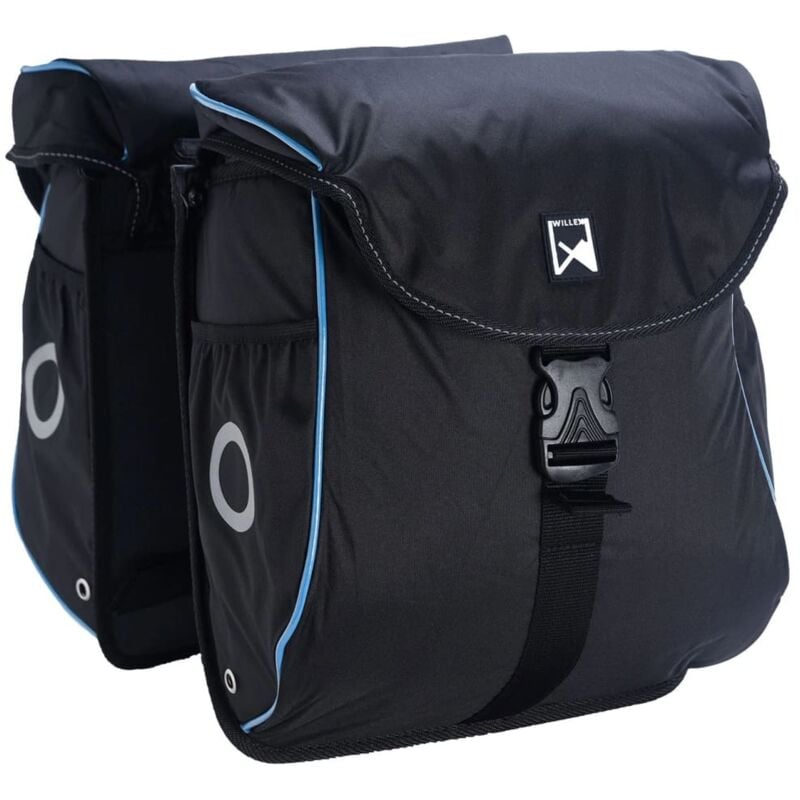 

Alforjas para bicicleta 300 Flexi 24 L negro y azul - Negro - Willex