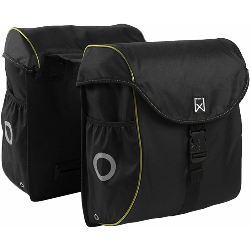 

Willex Alforjas para bicicleta 38 L negro y amarillo 16103