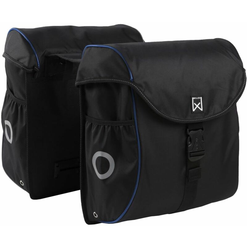 

Willex Alforjas para bicicleta 38 L negro y azul 16102