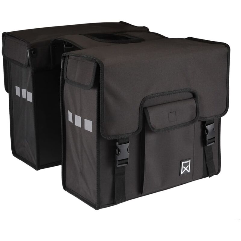 

Alforja Bolso Bicicleta Maleta Maletín Portaequipaje 38 L Negra - Negro - Willex