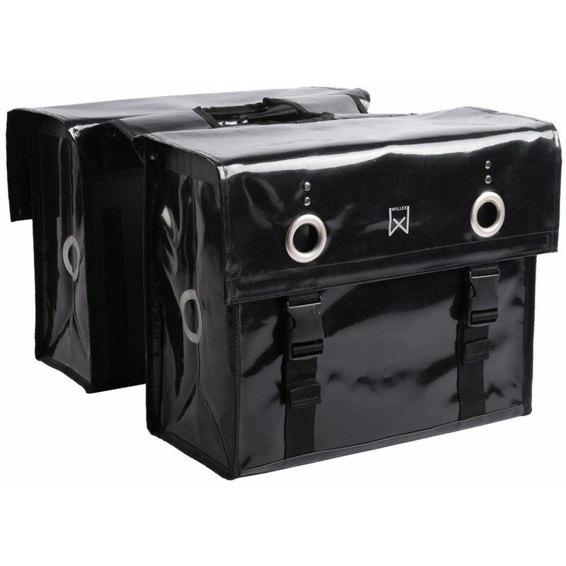

Willex Alforjas para bicicletas tarpaulin 52 L negro
