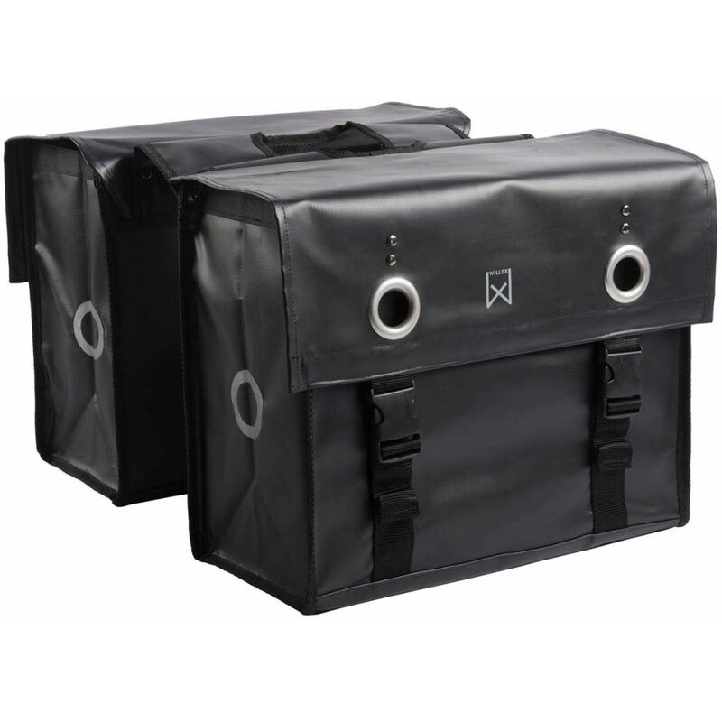 

Willex Alforjas para bicicletas tarpaulin 52 L negro mate
