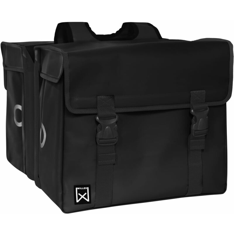 

Alforjas para bicicletas Tarpaulin negro mate 40 L - Negro - Willex