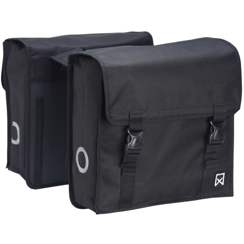 

Bolsa doble para bicicleta 34 L negro - Negro - Willex