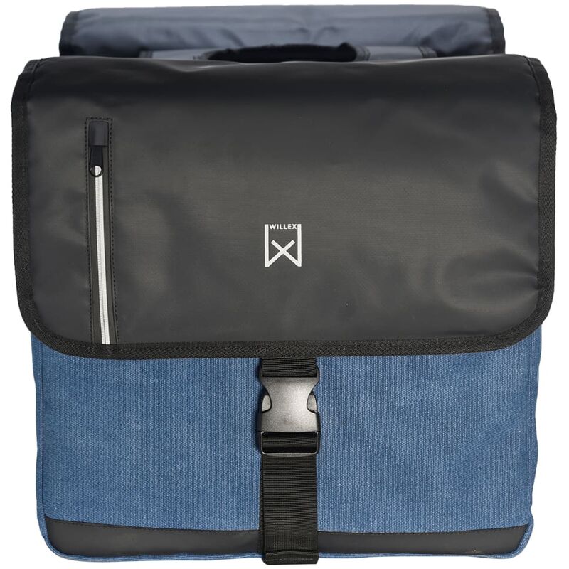 

Willex Bolso doble de ejecutivo negro y azul 30 L - Azul