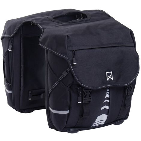 BORSA MOTO LATERALE IN PELLE MOD MAX UNIVERSALE NERA