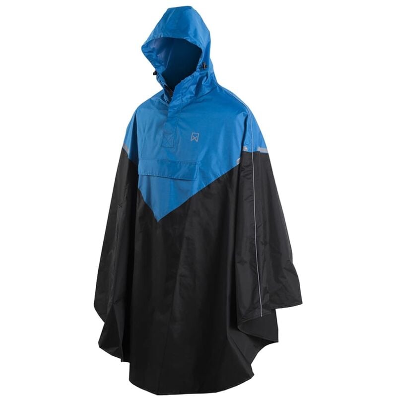 

Poncho de lluvia con capucha talla S/M azul y negro 29219 - Azul - Willex