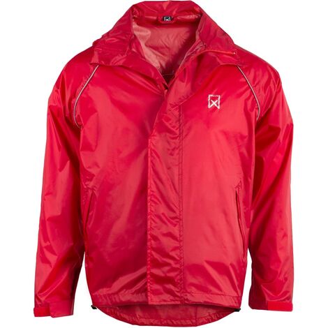 Willex Veste de pluie respirable M Rouge