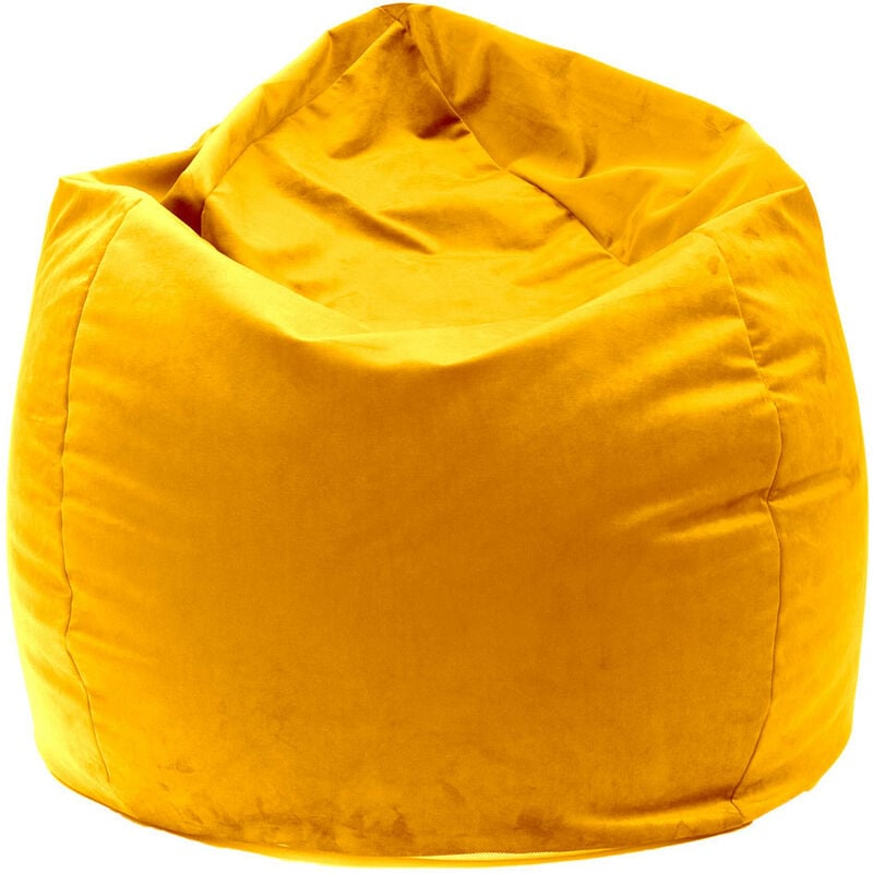 Jumbo Bag - Pouf poire - curry 14200v-67 - jaune