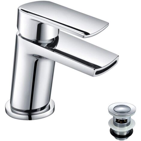 Wilpa Waterfall Basin Mono Mixer Tap & Waste Chrome