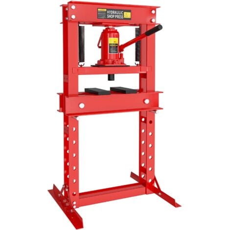 XPOTOOL Wiltec 30T Werkstattpresse, 500 mm, Hydraulikpresse aus Stahl, Rahmenpresse, Lagerpresse zum Pressen, Stempeln, Umformen