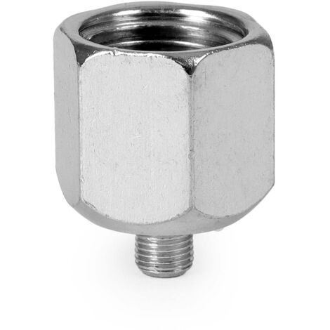 Wiltec Adaptateur aérographe – Réducteur M5x0,5 Filetage mâle sur 12,91 mm (1/4) Filetage femelle – pour Tuyau à air – Accessoires Airbrush"