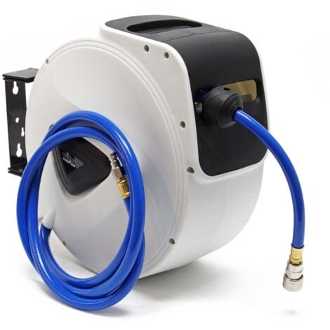 Wiltec Avvolgitubo automatico 20 metri Avvolgitore tubo aria compressa a parete