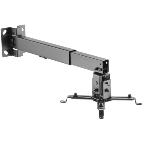 Wiltec Beamerhalterung 20kg universelle Projektorhalterung Decke und Wand 43-65cm schwenkbar drehbar