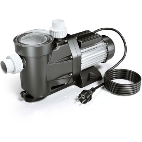 WilTec Bomba de piscina 19200l/h 750W bomba de filtro bomba de circulación bomba filtro de piscina