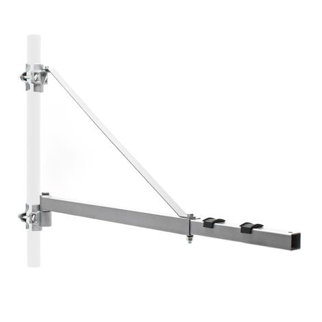 Wiltec Brazo giratorio para luz de carga hasta 600 kg soporte para foco de trabajo con alcance de 110 cm brazo orientable para iluminar rampas de carga