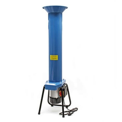 Wiltec Broyeur à fruits Fouloir Acier 1100W 1,5CV 2800 tr/min jusqu’à 1000 kg/h Pressoir Moulin Fruits avec Roulettes Broyeuse baies Cuisine