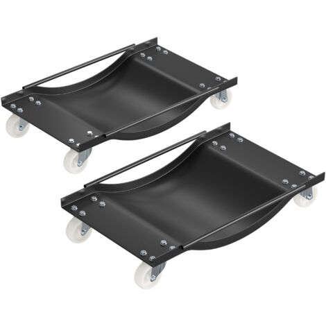 Wiltec – Chariot de manutention 900 kg – 4 roulettes en nylon – Pour espaces exigus – Dimensions 60 x 36 x 13 cm