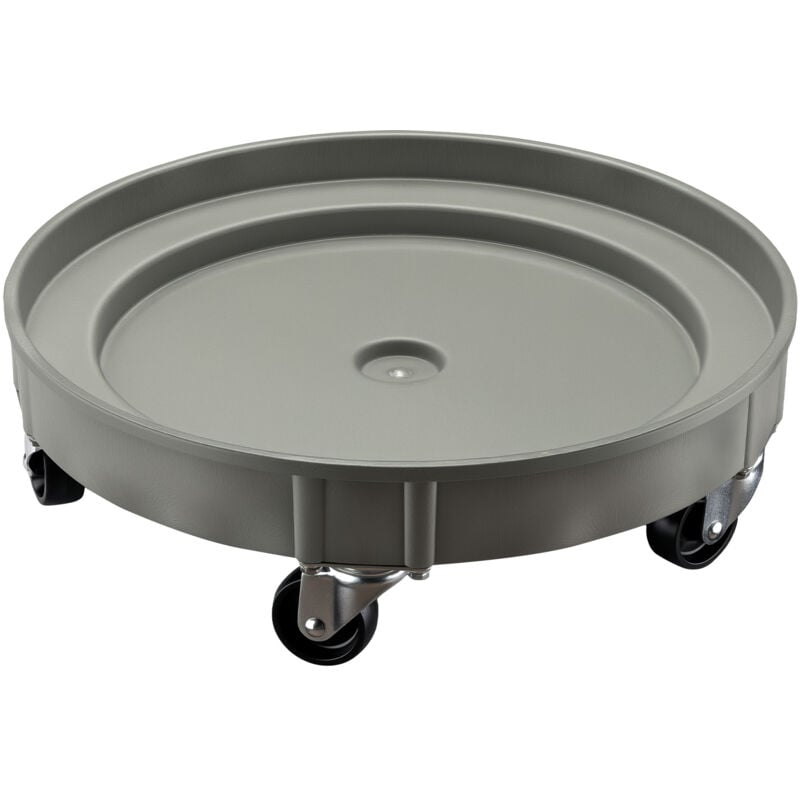 Chariot porte fût – ø 60 cm – Capacité de charge max. 400 kg – en pp – sur Roulettes pivotantes – Rouleur transport de futs porte-barils - Wiltec