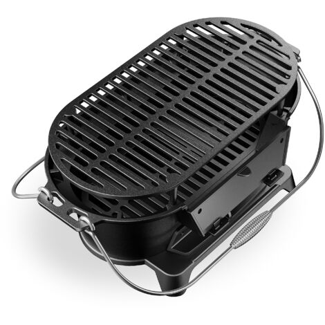 Wiltec Dutch Oven Fonte 4L - Marmite Camping Avec Pieds Et Lève-Couvercle - Pour Feu De Camp, Barbecue