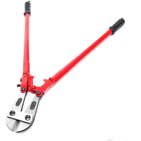Wiltec – Coupe-boulon 900 mm – Lames en acier au carbone – Arêtes de coupe trempées – Coupe nette pour acier – Poignées confortables