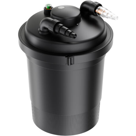 Sunsun – Filtre de bassin à pression 11W avec stérilisateur UVC – Pour étang jusqu'à 12000 l – Dimensions 380 x 380 x 525 mm – Filtration haute performance - CPF-380
