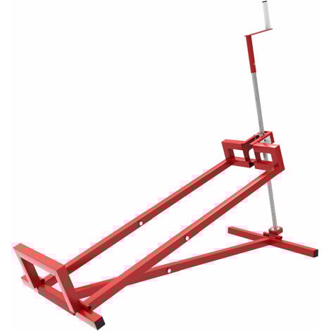 Wiltec Cric lève Tracteur Tondeuse hydraulique – 400 kg max. – Acier – Mowerlifter Outillage de Mécanicien Treuil Palan Nettoyage facile