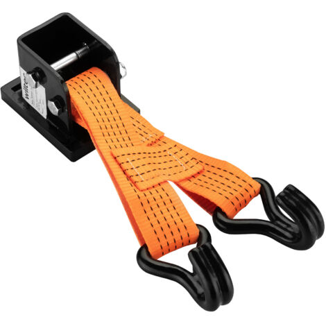 Wiltec – Crochets de levage pour roues – Capacité de 3 tonnes – Acier Q235 et sangles textile synthétique – Sécurité optimisée pour terrains accidentés