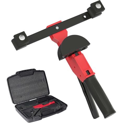 Wiltec Curvadora manual de tubos, para diámetros de 14-32 mm y radios de curvado hasta 90°, dobladora a mano para tuberías de aluminio, cobre y plástico, máquina curvatubos